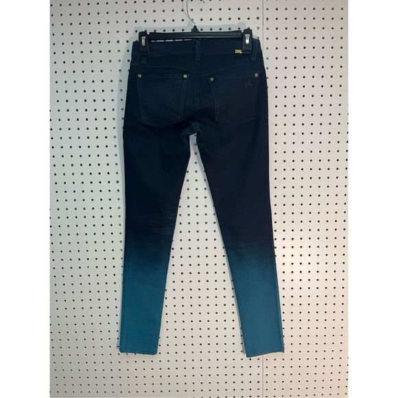 DL1961 Jeans 25 Emma Bali Legging Skinny 4 Way Stretch 360 Transition Teal - Picture 2 of 11